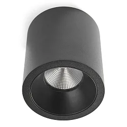 overflade lampe TUBE GU10 IP20, sort