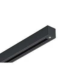 1-faset skinne DESIGNLINE, 100cm sort