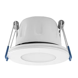 Udendørs indbygningslampe TEGO SLIM DOWNLIGHT 68MM stiv, sæt med 10 IP65, hvid dæmpbar