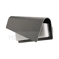 Udendørs wall luminaire DESINNI med dæksel IP65, antracit 
