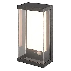 Solar væglampe SOLLIA PIR med sensor, omskiftelig IP54, antracit 