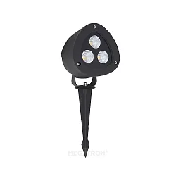 Indbygningslampe GARTIA L up / down, firkantet, omskiftelig IP65, sort  20W 2200lm 3000K 24° 24° CRI >80