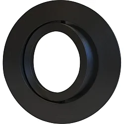 Indbygnings loftlampe DECOCLIC 68MM / GU10 + GU5.3 rund, svingbar GU10 IP20, sort mat dæmpbar