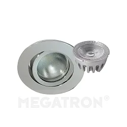Downlight DECOCLIC rund, Dim-To-Warm IP23, jern børstet dæmpbar