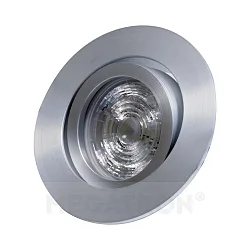 Downlight DECOCLIC DUALBEAM rund, dæmpbar GU10 IP20, sølv dæmpbar