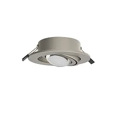 Indbygningslampe PLANEX + POWERLENS 60° flad, svingbar, med linseoptik GX53 IP20, nikkel mat  4