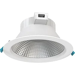recessed luminaire FILA FR Ø 25CM CCT Switch, switchable, multipower, with reflector IP54, white 14