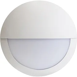 Dæksel DULA / EYE-LID halvrund, med diffuser, hvid