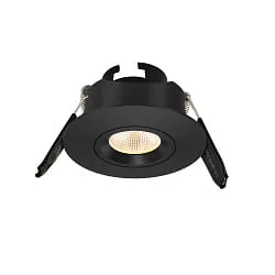 Indbygnings loftlampe LED MINI SPOT 40SR 350MA flad, svingbar, omskiftelig IP20, sort dæmpbar