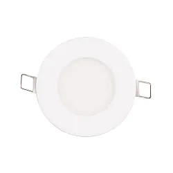 recessed downlight LED PANEL FLAT 85 R SCCT MP round, CCT Switch, switchable, multipower IP44, white 