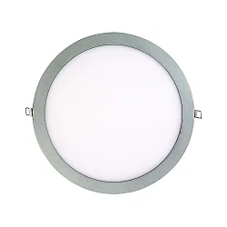 Indbygget downlight LED PANEL FLAT 300 R 840 350MA PRISM rund, UGR < 19, ekskl. strømforsyning IP20, mat, titan dæmpbar