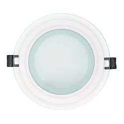 LED panel GLASS PANEL 100 R dæmpbar, dæmpbar 10W 890lm 4000K 120° 120° CRI >80