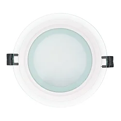 LED panel LED GLAS PANEL 160R DTW Dim-To-Warm, dæmpbar 10W 50 - 850lm 2000 - 3000K 120° 120° CRI >80