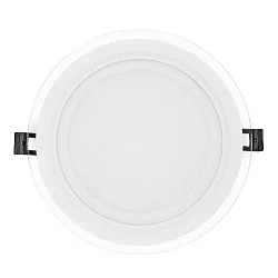 LED panel GLASS PANEL 200 R dimmable, dimmable 14W 1180lm 3000K 120° 120° CRI >80