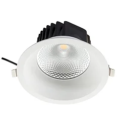 Downlight LED DOWNLIGHT 210 dæmpbar, UGR < 19 IP40, hvid dæmpbar