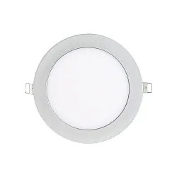 Indbygget downlight LED PANEL FLAT 130 R 830 350MA OPAL standard, rund, ekskl. strømforsyning IP20, mat, titan dæmpbar