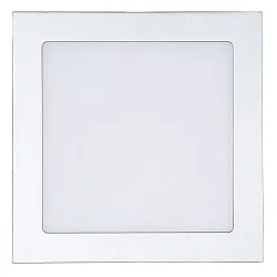 Indbygget downlight LED PANEL FLAT 130 Q DTW 350MA OPAL firkantet, Dim-To-Warm, ekskl. strømforsyning IP20, mat, titan dæmpbar