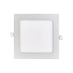 Indbygget downlight LED PANEL FLAT 130 Q SCCT 350MA OPAL firkantet, CCT Switch, ekskl. strømforsyning IP20, mat, titan dæmpbar