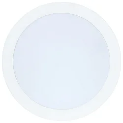 Indbygget downlight LED PANEL FLAT 130 R 350MA IP44 rund, ekskl. strømforsyning IP44, hvid dæmpbar