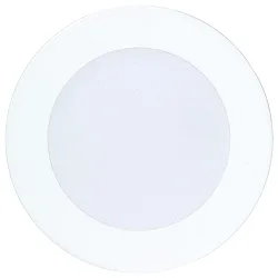 Indbygget downlight LED PANEL FLAT 50 R 350MA IP44 rund, ekskl. strømforsyning IP44, hvid dæmpbar