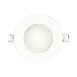 Indbygningslampe CUOPOLE 95 R dæmpbar IP20, hvid mat dæmpbar 5W 370lm 3000K 120° 120° CRI >80