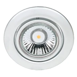 Indbygningsspot DOWNLIGHT C 3830, Ø 8.8cm, drejelig, chrom mat