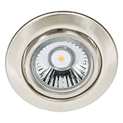 Indbygningsspot DOWNLIGHT C 3830, Ø 8.8cm, drejelig, nikkel børstet