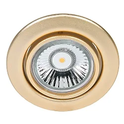 Indbygningsspot DOWNLIGHT C 3830, Ø 8.8cm, drejelig, guld mat