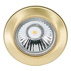 Indbygningsspot DOWNLIGHT C 1830, Ø 8cm, fastsaettes, messing børstet
