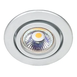 Indbygningsspot DOWNLIGHT C 3840, Ø 7cm, drejelig, chrom mat