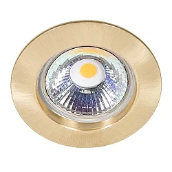 Recessed spot DOWNLIGHT C 3860, Ø 5.5cm, fixed optics, brushed brass