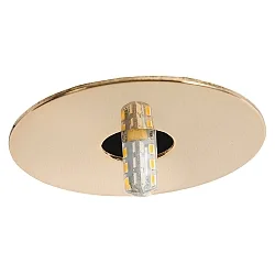 Indbygningslampe til stjernehimmel C 410, Ø 7.1cm, GY6.35, guld 24 karat forgyldt