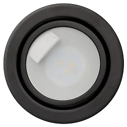 LED Indbygnings møbler lampe, N 5020 CSP LED, 3W 3000K, sort