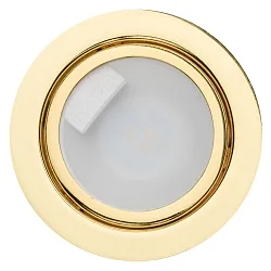 LED Indbygnings møbler lampe, N 5020 CSP LED, 3W 3000K, guld