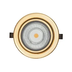 LED Indbygnings møbler lampe DOWNLIGHT N 5022, Ø 6.8cm, COB, 3.3W 3000K, drejelig, guld