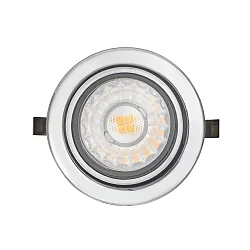 LED Indbygnings møbler lampe N 5022 CSP LED Linse, 4W 3000K 350lm 38°, 350mA, dæmpbar, chrom