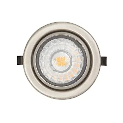 LED Indbygnings møbler lampe N 5022 CSP LED Linse, 4W 3000K 350lm 38°, 350mA, dæmpbar, nikkel børstet