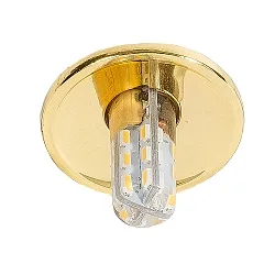 Indbygningslampe til stjernehimmel N 411, Ø 3cm, G4, guld