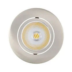 Indbygget downlight ECO FLAT 5068R DIM / 38° rund, CCT Switch, dæmpbar IP40, nikkel børstet dæmpbar