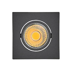 downlight A 5068Q T FLAT square, swivelling, dimmable IP40, black matt dimmable