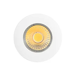 Recessed LED downlight A 5068 T Flat IP44, Ø 8cm, COB, 8W 4000K 920lm 38°, CRi>90, white
