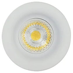 recessed luminaire 5068 ECO FLAT BLENDFREI rigid IP40, white matt dimmable 8W 700lm 3000K 24° CRI >90