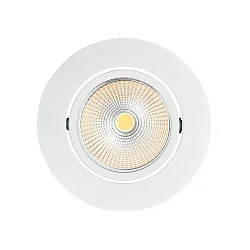 Indbygningslampe 5068 ECO FLAT BIO dæmpbar IP40, klar, hvid mat dæmpbar 8W 480lm 3000K CRI 97