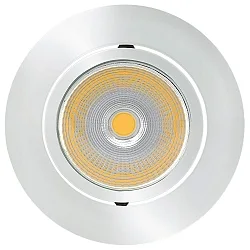 Indbygningslampe 5068 ECO FLAT BIO dæmpbar IP40, chrom, klar dæmpbar 8W 480lm 3000K CRI 97