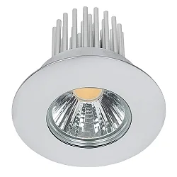 LED Indbygningsspot DOWNLIGHT A 5068 S IP44, COB, Ø 8cm, 12W 4000K 1100lm 38°, CRi>90, chrom mat