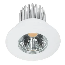 LED Indbygningsspot DOWNLIGHT A 5068 S IP44, COB, Ø 8cm, 12W 4000K 1100lm 38°, CRi>90, hvid