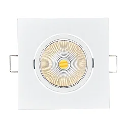 Downlight 5068Q DTW svingbar, Dim-To-Warm IP40, klar, hvid mat dæmpbar