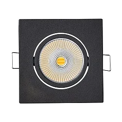 Downlight 5068Q DTW svingbar, Dim-To-Warm IP40, klar, sort mat dæmpbar