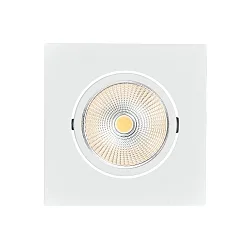 downlight 5068Q ECO FLAT BIO square IP40, white matt dimmable