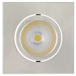 downlight 5068Q ECO FLAT TUN square IP40, brushed nickel 